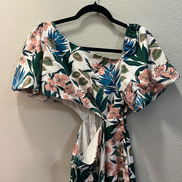 Elegant summer floral dress - Picture 5 of 5